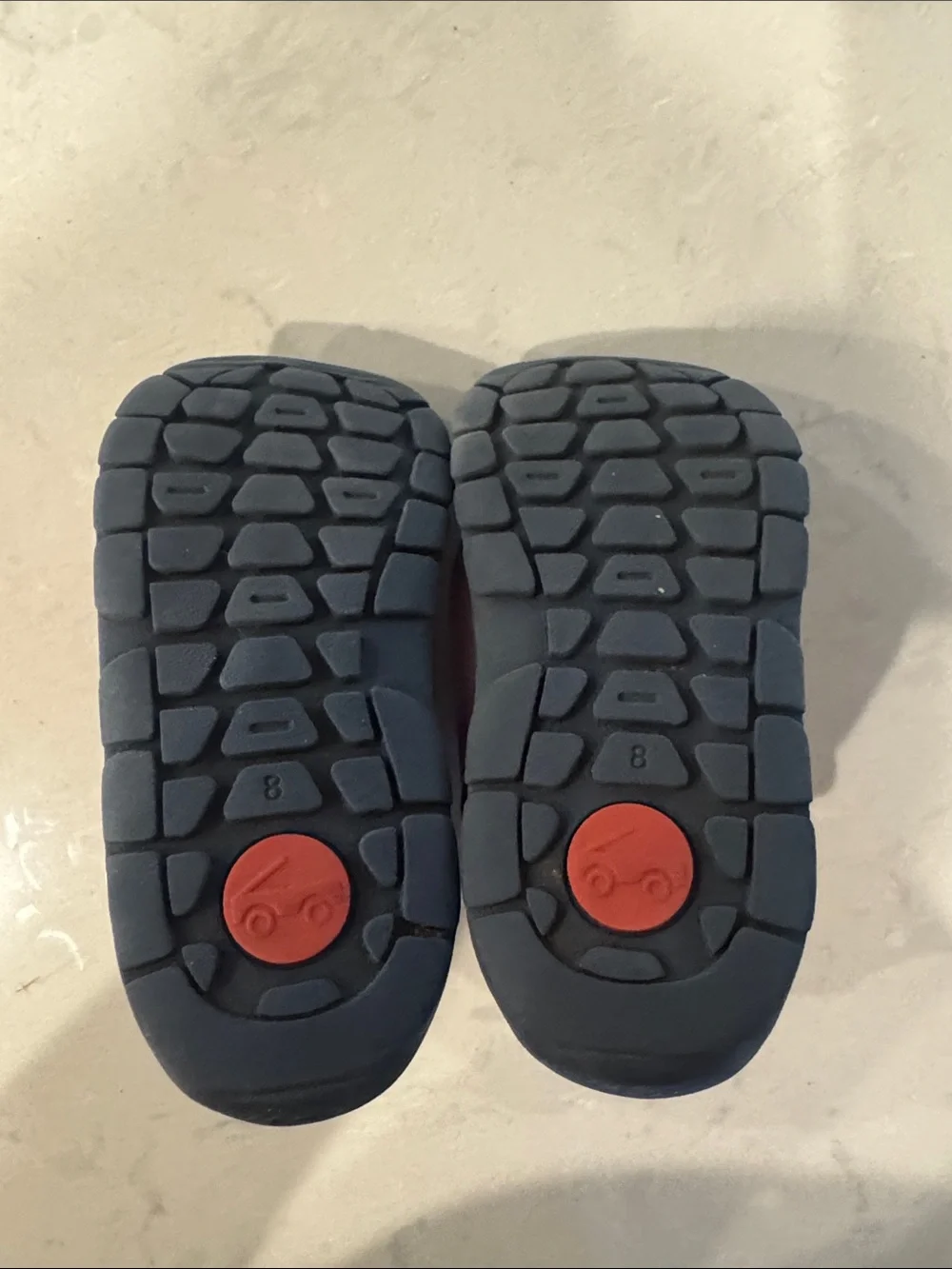 See Kai Run Sam Kids Dark Navy and Pink Waterproof Outdoor Boots Size 8